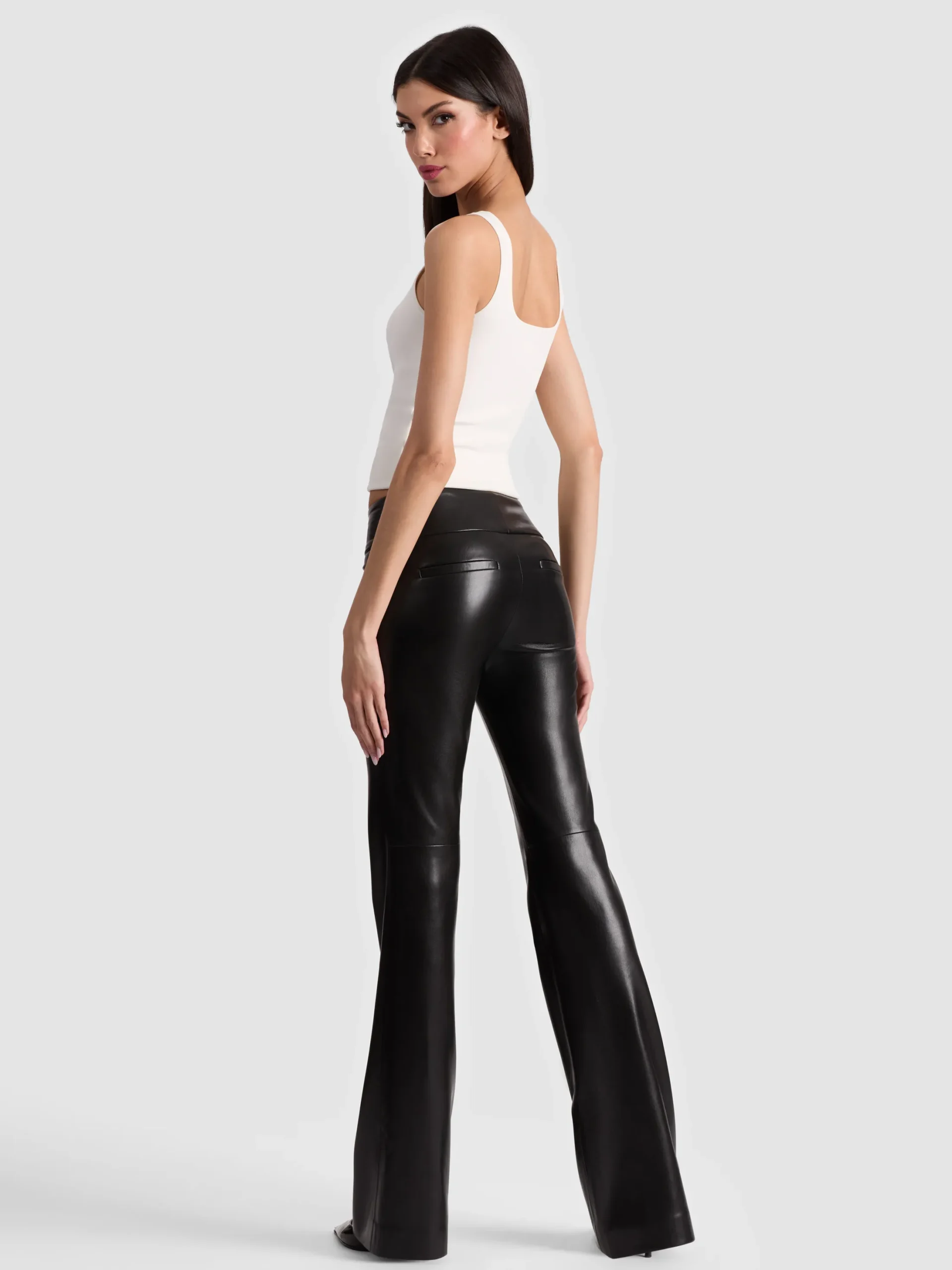 OLIVIA VEGAN BOOTCUT PANT
