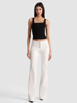 OLIVIA VEGAN BOOTCUT PANT