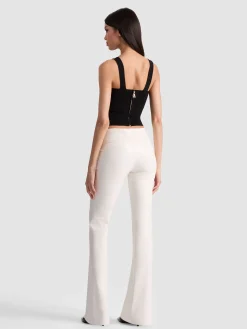 OLIVIA VEGAN BOOTCUT PANT