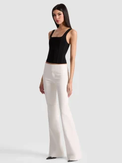 OLIVIA VEGAN BOOTCUT PANT