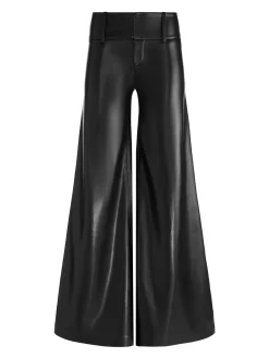 OLIVIA VEGAN WIDE LEG PANT