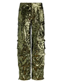 OLYMPIA SEQUIN CARGO PANT
