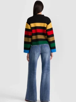 PEARSON STRIPED SWEATER JACKET