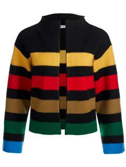 PEARSON STRIPED SWEATER JACKET
