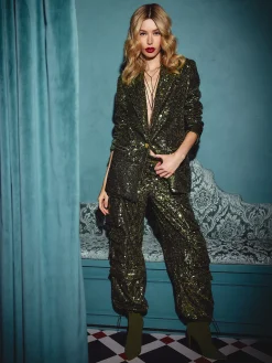 QUINCY SEQUIN BLAZER