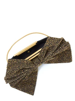 RAVEN EMBELLISHED BOW BAG