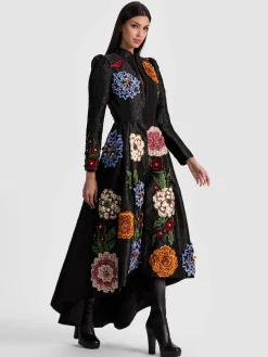 RENATA EMBELLISHED MAXI COAT