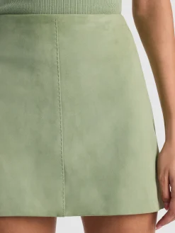 RILEY SUEDE MINI SKIRT