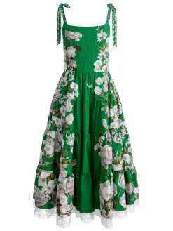 ROSALEE BUSTIER MIDI DRESS