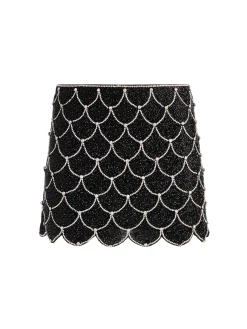 RUBI EMBELLISHED MINI SKIRT
