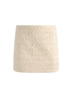 RUBI EMBELLISHED TWEED MINI SKIRT
