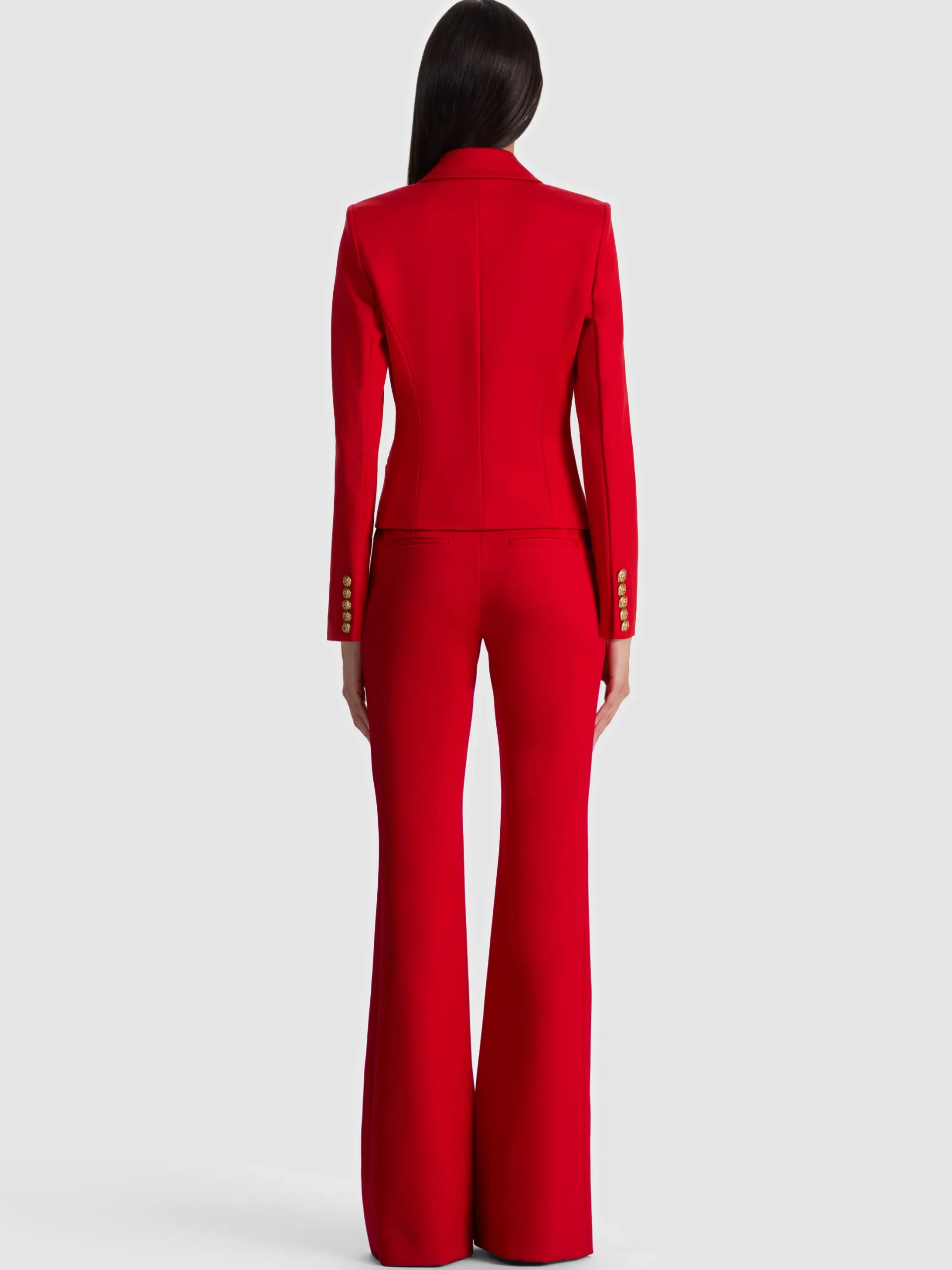 SABLE DOUBLE BREASTED CROPPED BLAZER