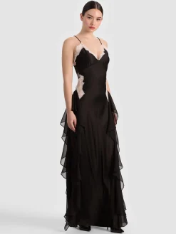 SHELBA RUFFLED GOWN