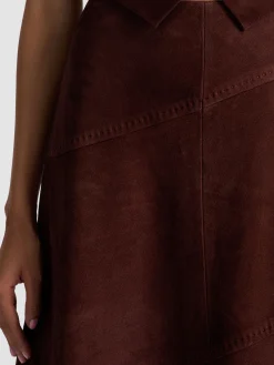 SOSIE SUEDE MIDI SKIRT