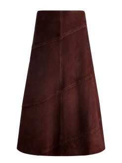 SOSIE SUEDE MIDI SKIRT