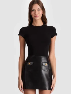 SYDNEY VEGAN MINI DRESS