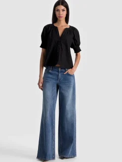 THALIA BUTTON DOWN BLOUSE