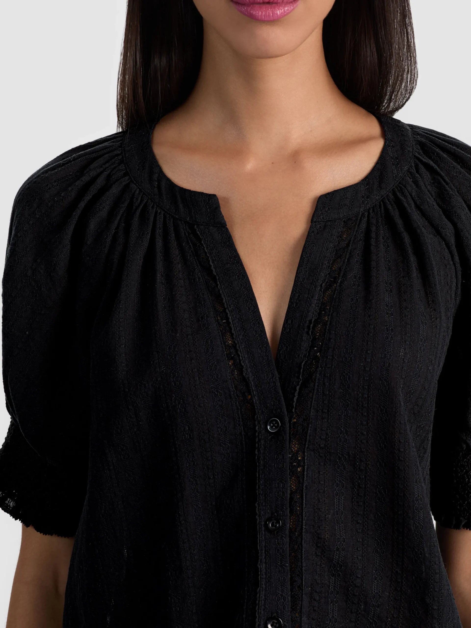 THALIA BUTTON DOWN BLOUSE