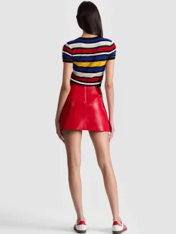 TONI VEGAN MINI SKIRT