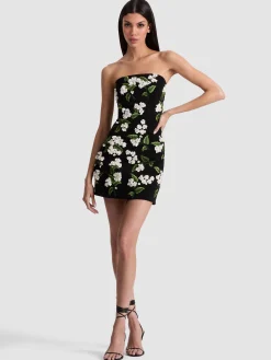 VELIA EMBELLISHED MINI GOWN